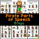 🏴‍☠️ Free Printable Pirate Parts Of Speech Bingo Game Intended For Free Printable Parts Of Speech Bingo