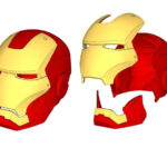 👨 Iron Man Helmet (Wearable)・Free Stl File For ・Cults With Free Printable Ironman Mask