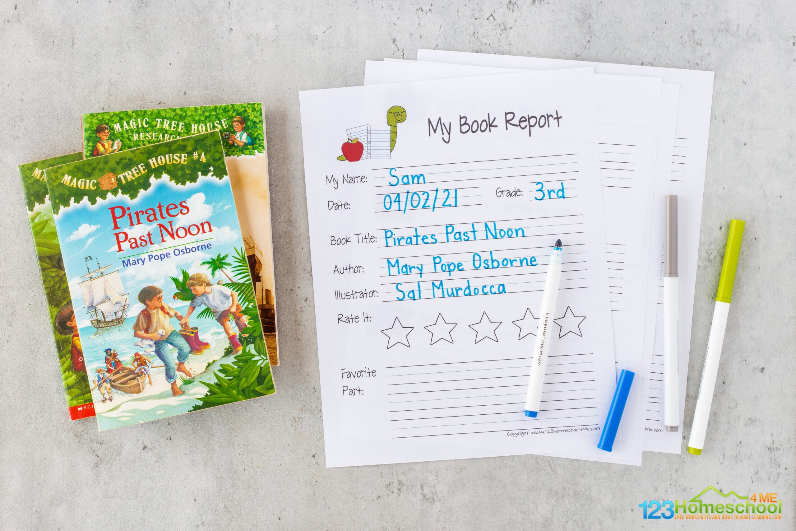 📚✏️Free Printable Book Report Template Pdf 1St, 2Nd, 3Rd, 4Th Grade pertaining to Free Printable Book Report Forms For Second Grade