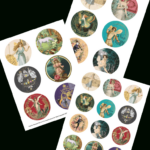 Fairy Circles   Free Printable Junk Journal Or Party Supplies Within Free Printable Party Circles