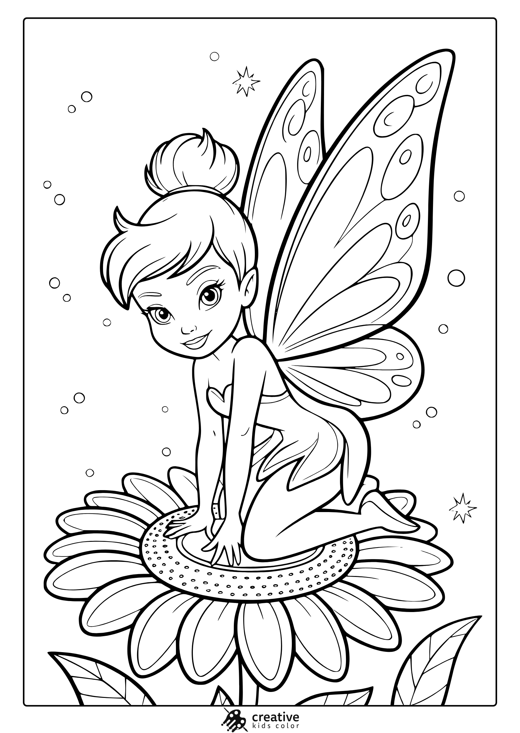 Fairy Coloring Pages (Free Printable Pdfs) inside Tinkerbell Coloring Pages Printable Free