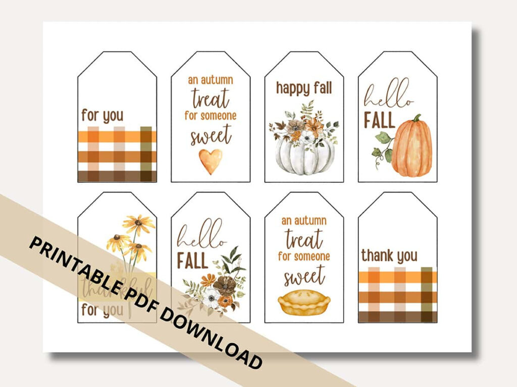 Fall Gift & Treat Tags Free Printable For Autumn Aubree Originals In Free Printable Pumpkin Gift Tags Fall Gift & Treat Tags Free Printable For Autumn Aubree Originals In Free Printable Pumpkin Gift Tags