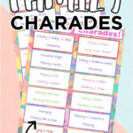 Family Charades   Free Printable Game   Made With Happy Within Free Printable Charades Cards