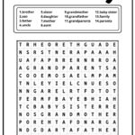Family Word Search   Ezpzlearn Intended For Free Printable Word Family Games