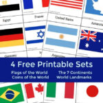 Fantastic Country Flags Of The World With 4 Free Printables With Regard To Free Printable Pictures Of Flags Of The World