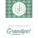 Fathers Day Cards   50 Free Printables | Printabulls   Worksheets Regarding Free Printable Happy Fathers Day Grandpa Cards