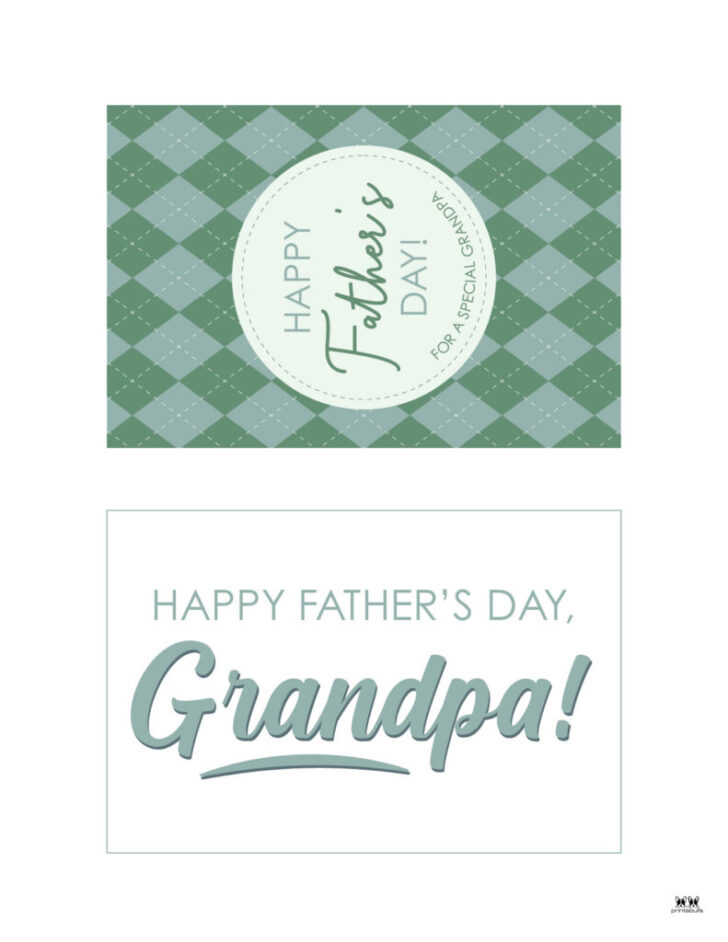 Free Printable Happy Fathers Day Grandpa Cards