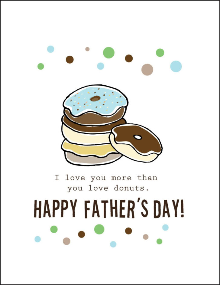 Free Happy Fathers Day Cards Printable