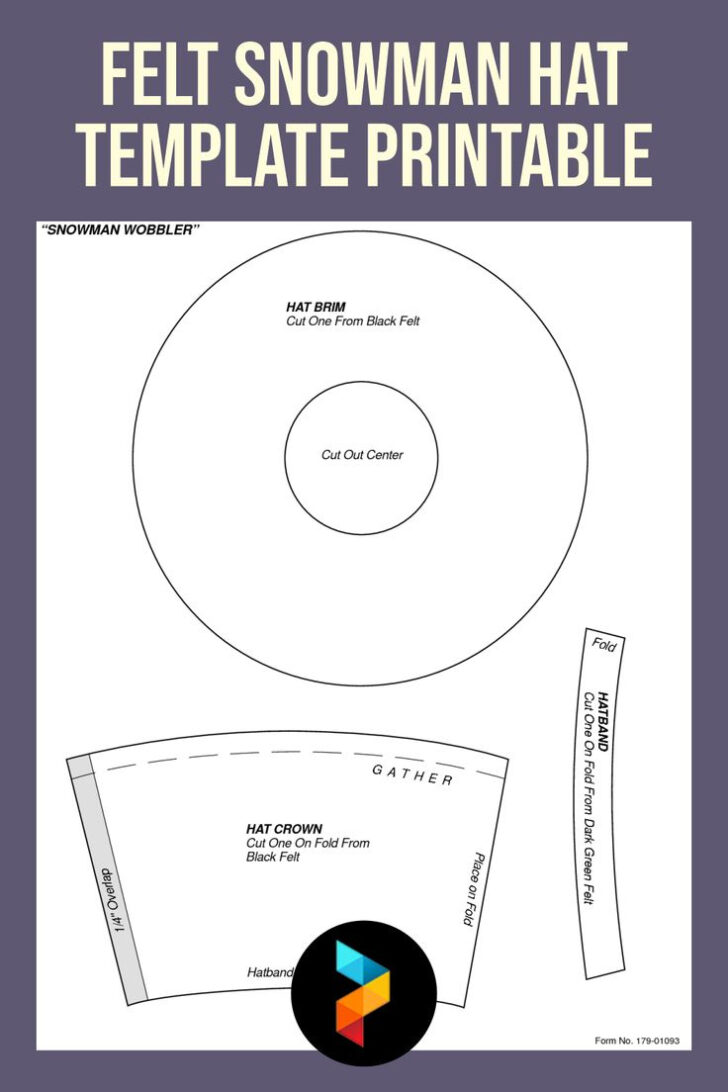 Free Printable Snowman Hat Templates