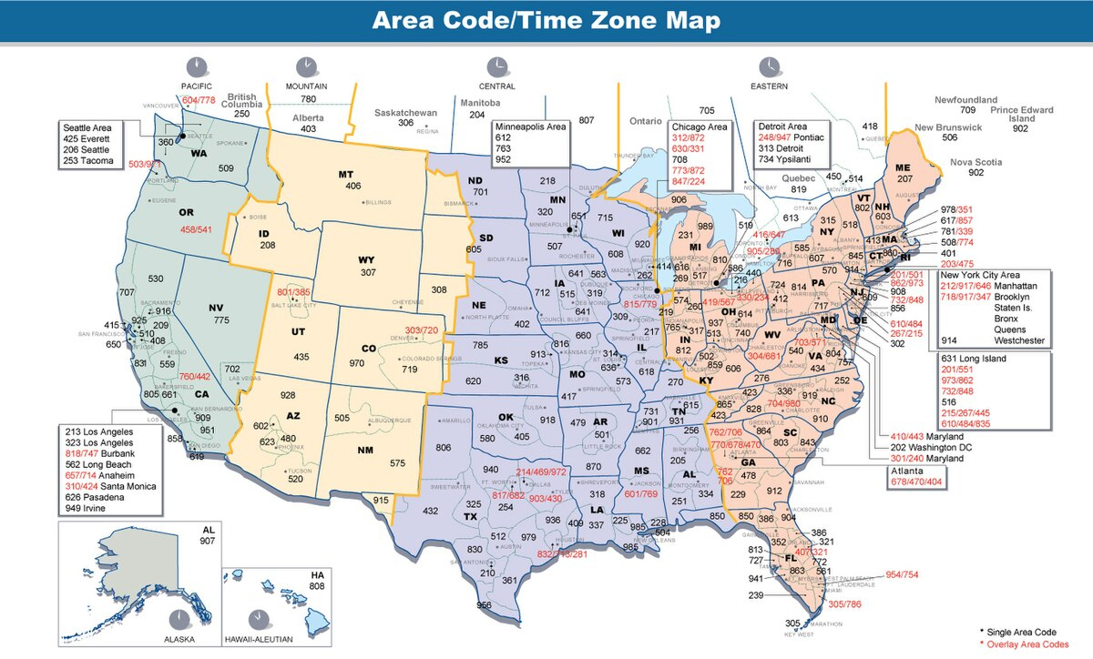 File:area Codes & Time Zones Us - Wikimedia Commons regarding Free Printable Us Timezone Map With State Names