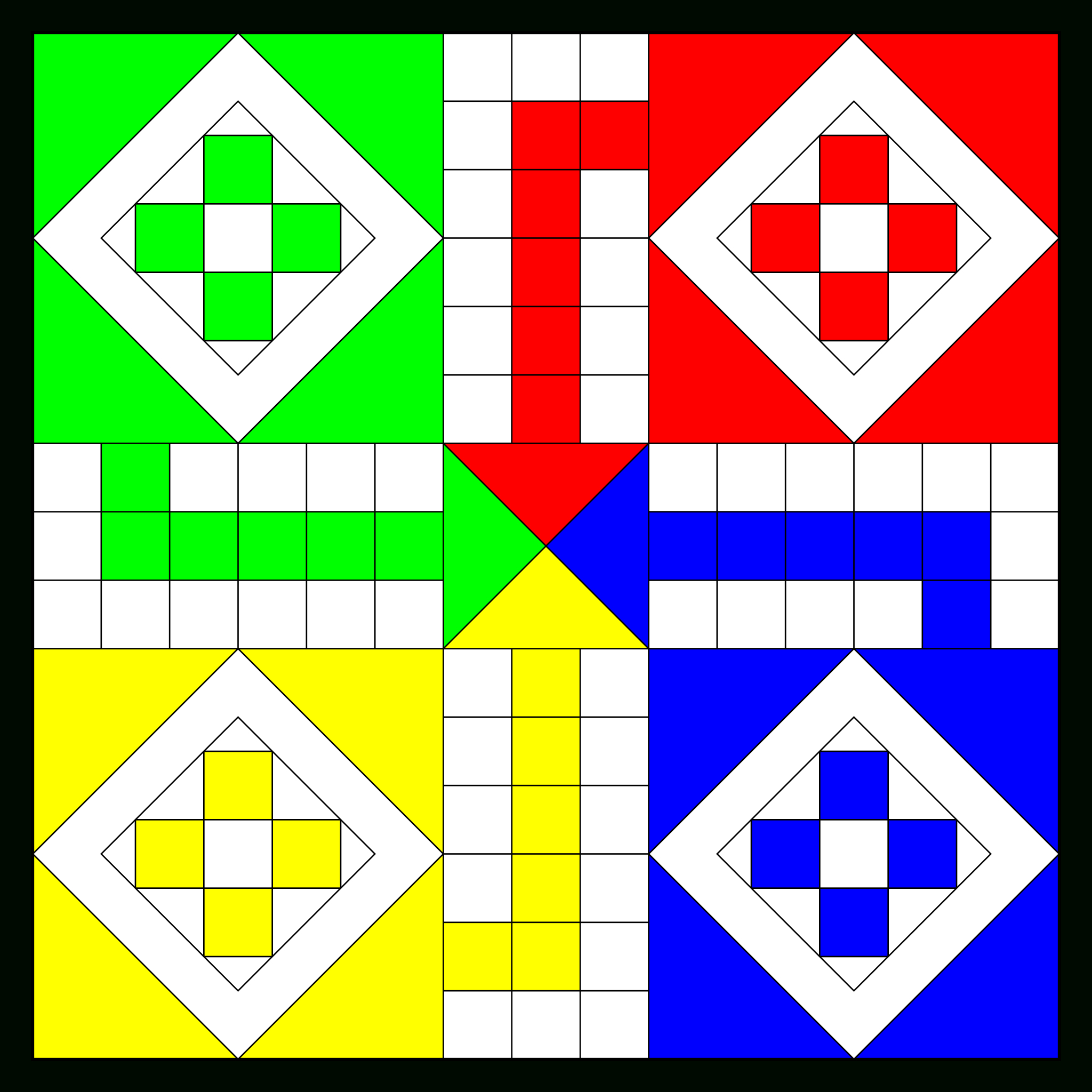 File:ludo Board.svg - Wikimedia Commons throughout Free Printable Ludo Board