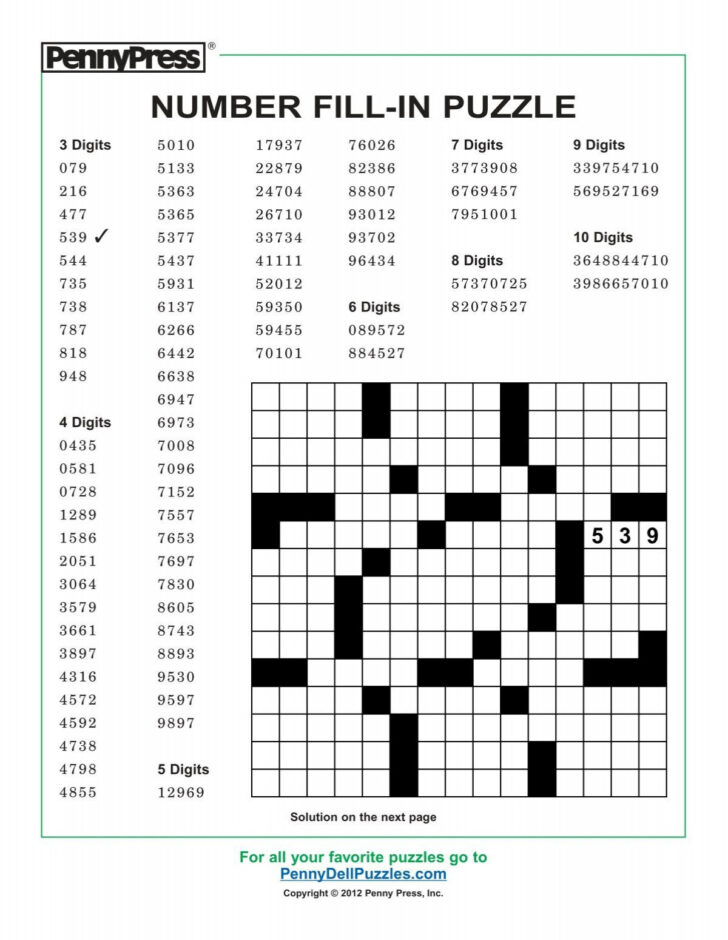 Free Printable Variety Puzzles