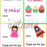 Fill In The Blank Thank You Note Printables For Kids   It&<h2>039;S Always Intended For Fill In The Blank Thank You Cards Printable Free