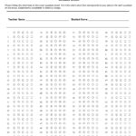 Final Exam 100 Question Test Answer Sheet · Remark Software With Regard To Free Printable Bubble Answer Sheets