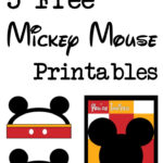 Five Mickey Mouse Free Printables   Paper Trail Design With Regard To Free Mickey Mouse Printable Templates