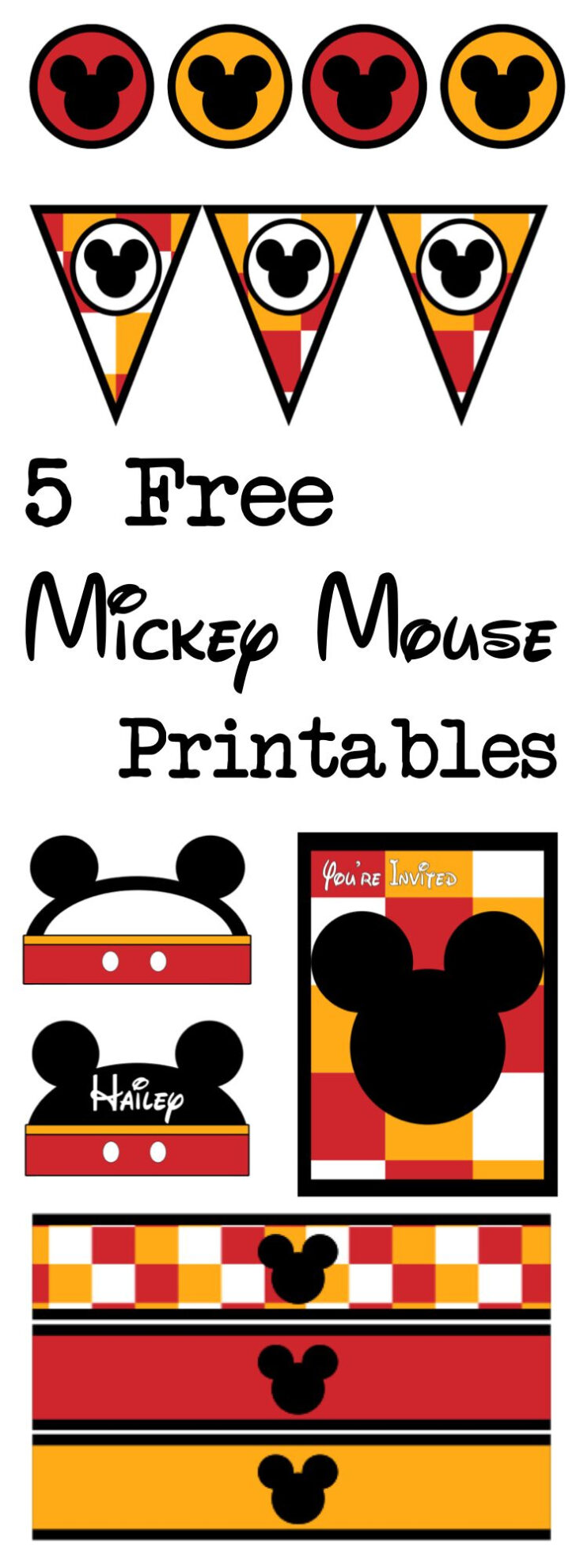 Free Mickey Mouse Printable Templates