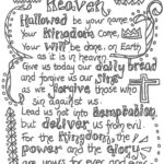 Flame: Creative Children'S Ministry: Prayers To Colour In! With Free Printable Lord'S Prayer Coloring Pages