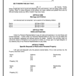 Florida Last Will And Testament Example   Fill Online, Printable Throughout Free Printable Last Will And Testament Blank Forms Florida