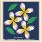 Flower (13) , Free And Easy Printable Cross Stitch Pattern | Free With Regard To Free Printable Cross Stitch Patterns Flowers