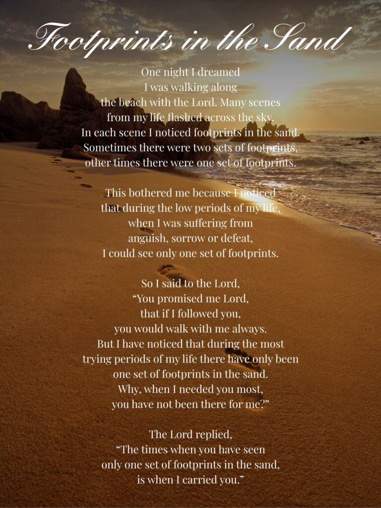 Footprints In The Sand 10 Free Pdf Printables | Printablee For Footprints In The Sand Printable Free Footprints In The Sand 10 Free Pdf Printables | Printablee For Footprints In The Sand Printable Free