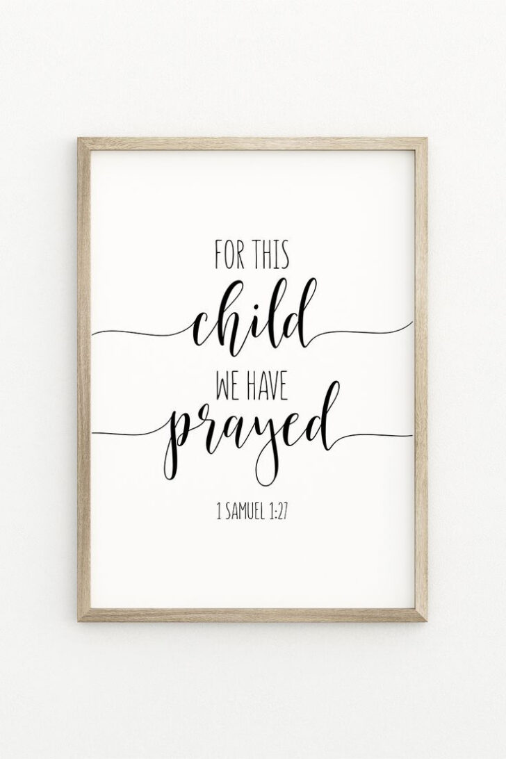 For This Child We Have Prayed Free Printable For This Child We Have Prayed Free Printable