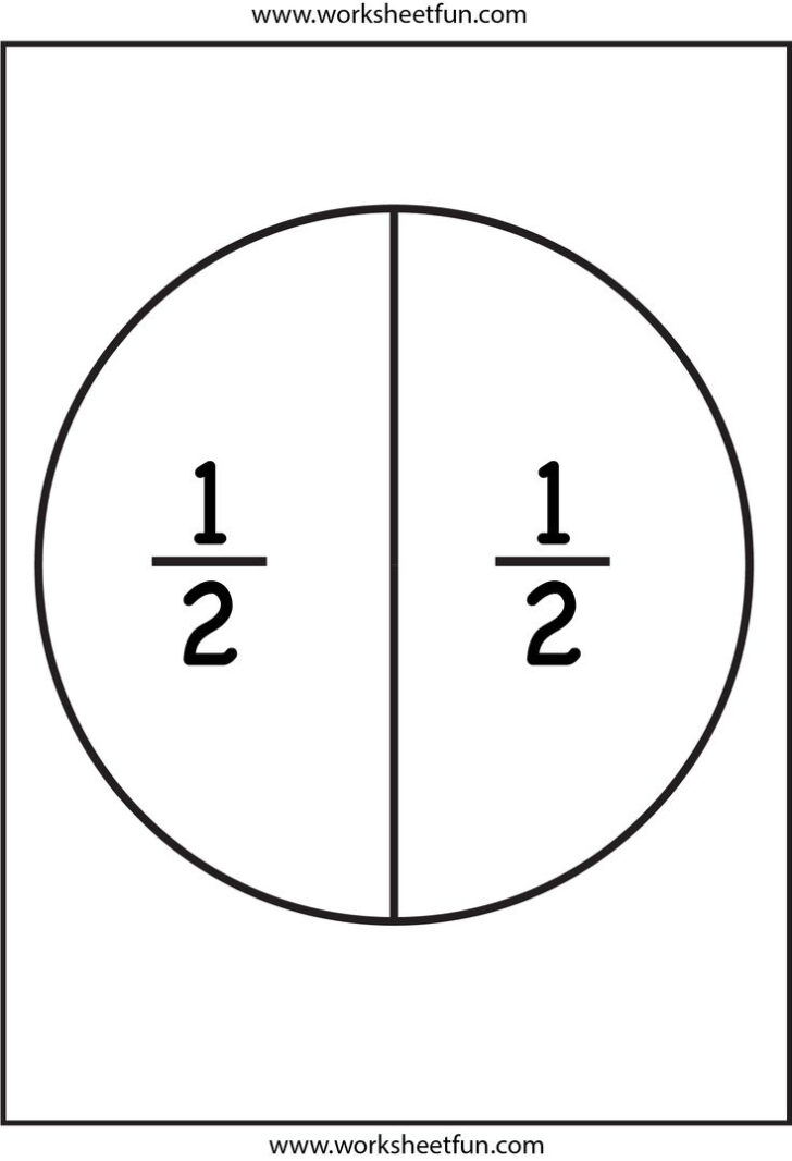 Free Printable Blank Fraction Circles