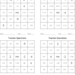 Fraction Operations Bingo Cards   Wordmint Pertaining To Fraction Bingo Cards Printable Free