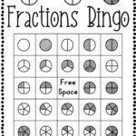 Fractions Bingo Math Printable. Educational Games   Etsy Pertaining To Fraction Bingo Cards Printable Free