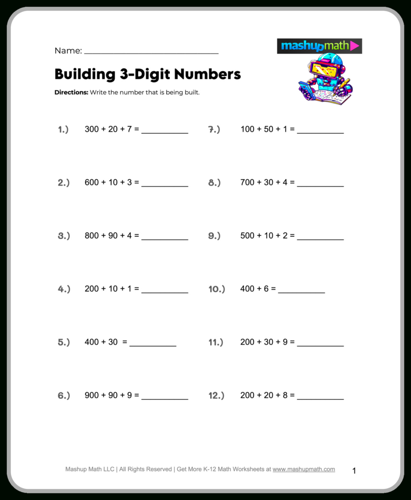 Free 4Th Grade Math Worksheets—Printable — Mashup Math Pertaining To Free Printable Worksheets For 4th Grade Free 4Th Grade Math Worksheets—Printable — Mashup Math Pertaining To Free Printable Worksheets For 4th Grade