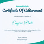 Free Achievement Certificate Templates To Customize Online With Regard To Free Printable Certificates Of Achievement