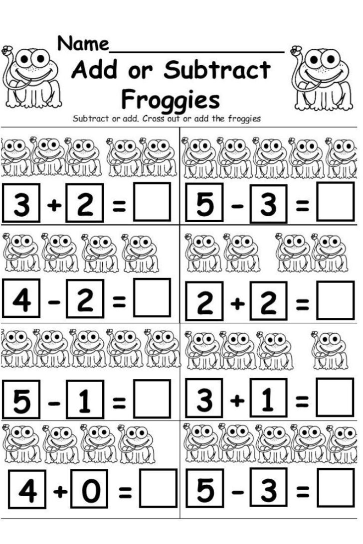 Free Printable Addition and Subtraction Worksheets