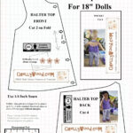 Free #Agdoll Summer Shirt Pattern @ Chellywood #Sewing 4#Dolls Throughout American Girl Doll Clothes Patterns Free Printable
