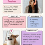 Free All About Me Poster Templates To Edit Online | Canva With Design Your Own Poster Free Printable