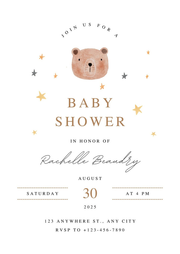 Free Printable Baby Shower Invitations Templates For Boys