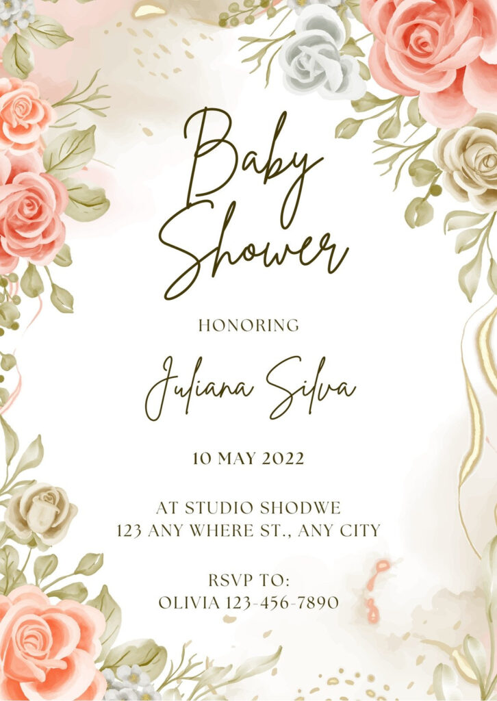 Free And Customizable Baby Shower Templates With Regard To Baby Invitations Printable Free