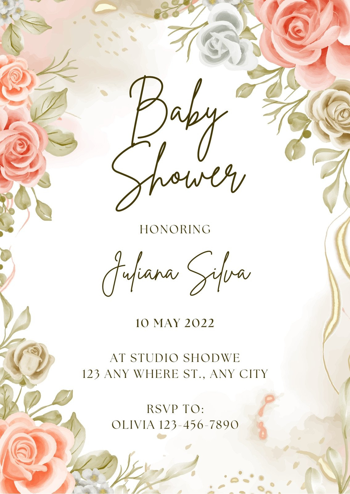 Free And Customizable Baby Shower Templates with regard to Baby Invitations Printable Free