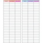 Free And Customizable Budget Templates For Free Printable Income And Expense Form