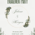 Free And Customizable Engagement Party Templates | Canva In Free Printable Engagement Party Invitations