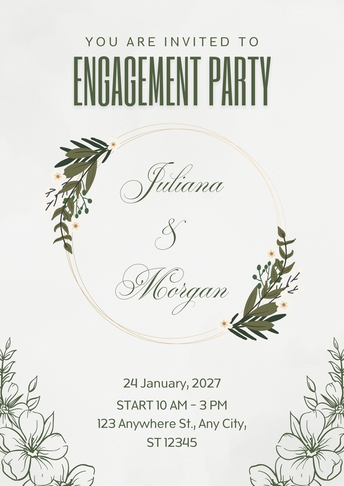 Free And Customizable Engagement Party Templates | Canva in Free Printable Engagement Party Invitations