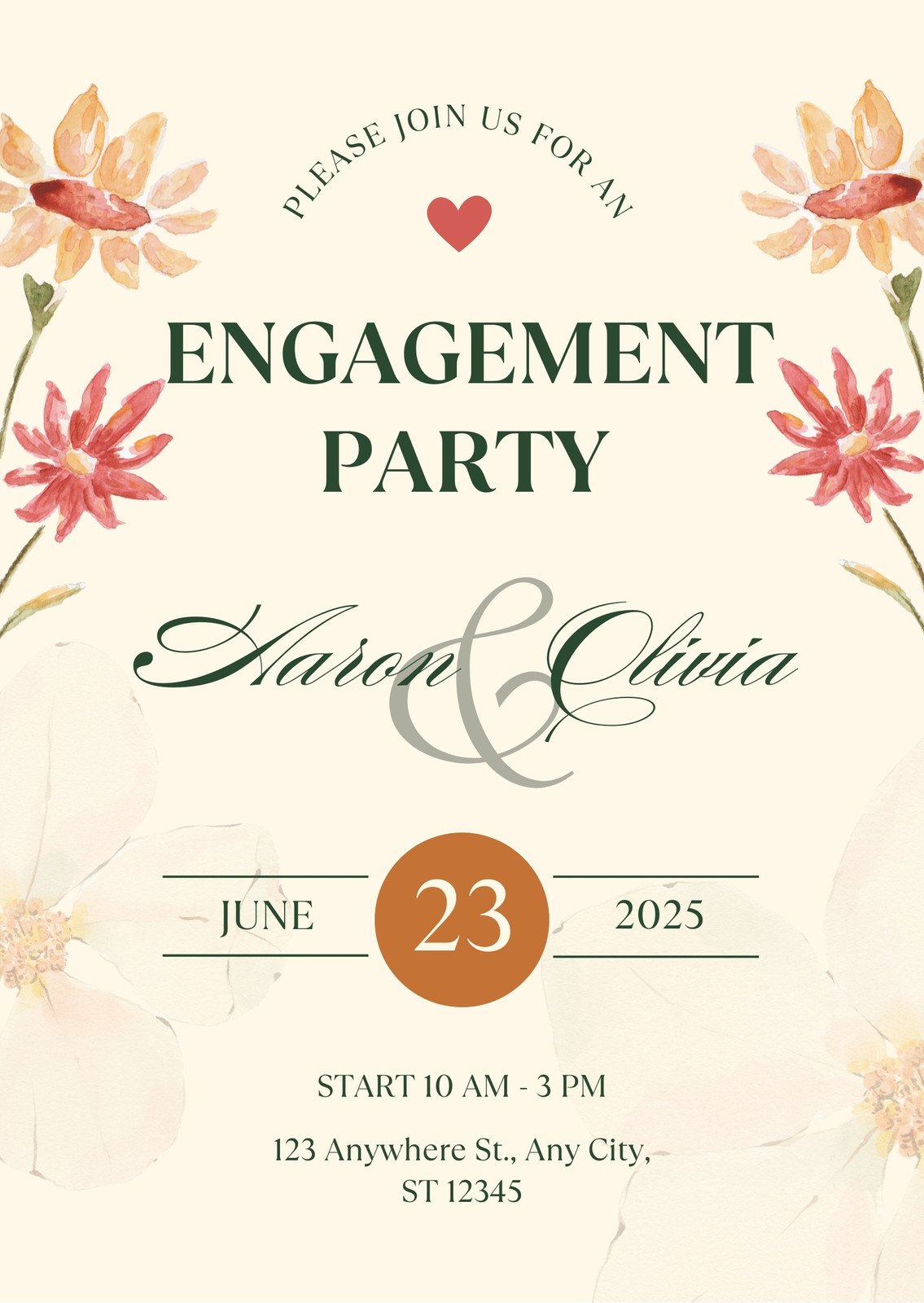 Free And Customizable Engagement Party Templates | Canva with Free Printable Engagement Party Invitations
