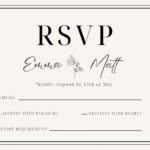 Free And Customizable Rsvp Templates   Worksheets Library Pertaining To Free Printable Rsvp
