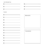 Free And Customizable To Do List Templates In To Do List Free Printable