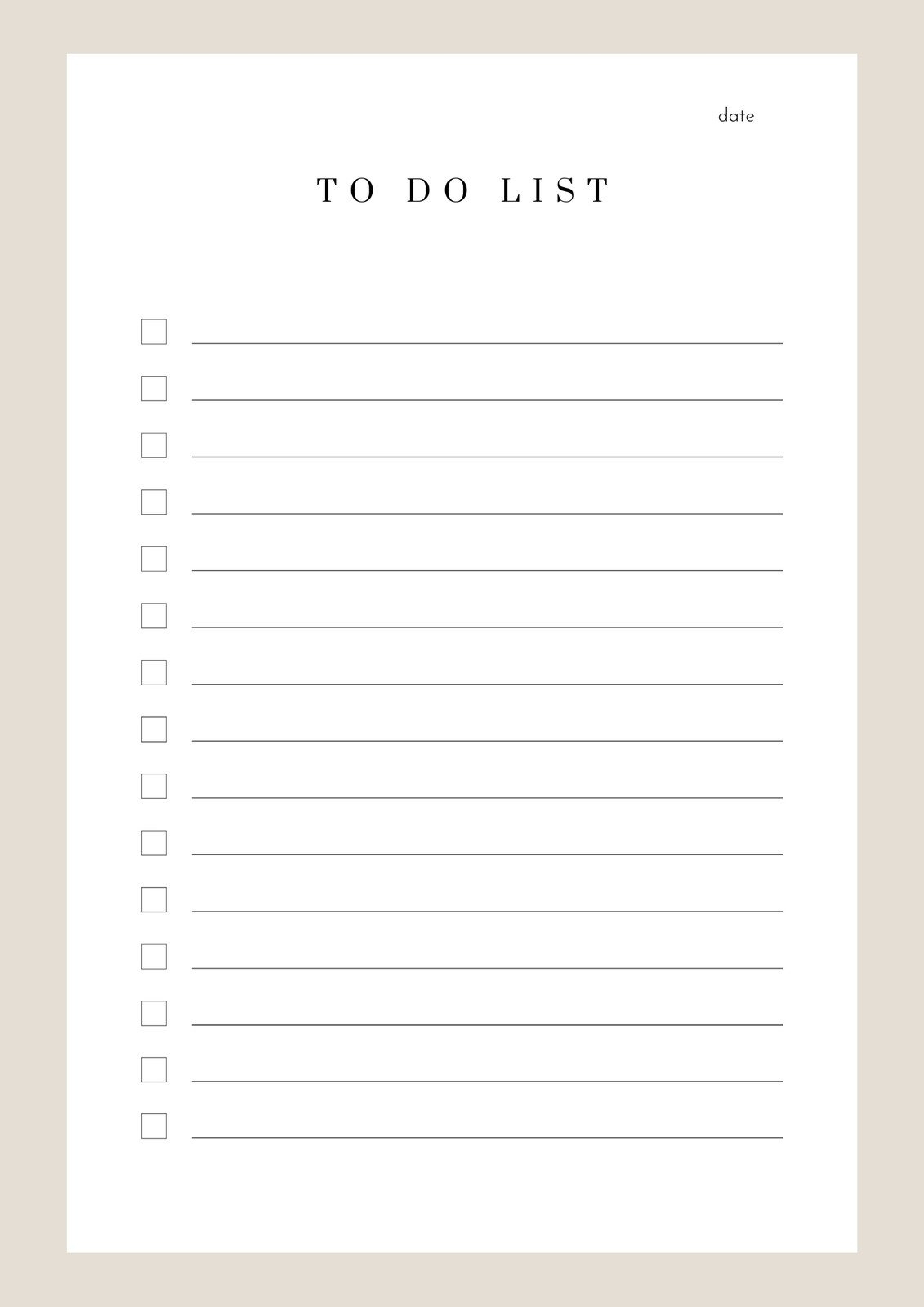 Free And Customizable To Do List Templates pertaining to Free Printable to Do List