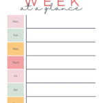 Free And Customizable Weekly Planner Templates | Canva For Free Printable School Agenda Templates