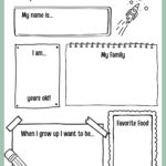 Free And Printable All About Me Worksheet Templates | Canva Throughout Free Printable Classroom Worksheets