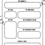 Free And Printable All About Me Worksheet Templates | Canva With Regard To All About Me Free Printable