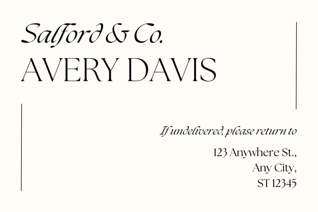 Free And Printable Custom Address Label Templates | Canva With Regard To Free Printable Return Address Labels