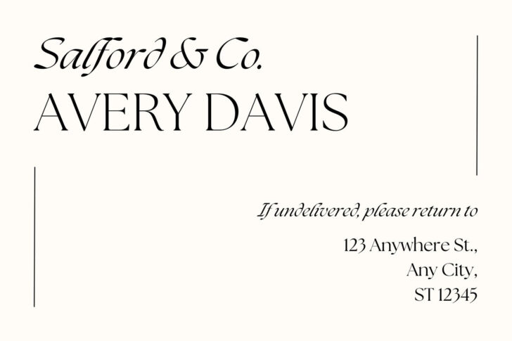 Free Printable Address Labels