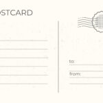 Free And Printable Travel Postcard Templates | Canva Within Free Blank Printable Postcards