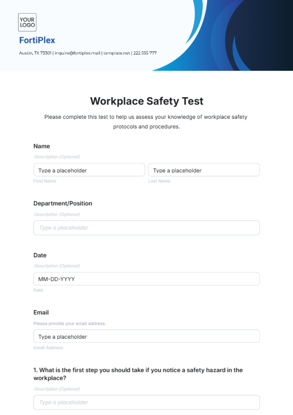 Free Aptitude Test Template To Edit Online intended for Free Printable Aptitude Test